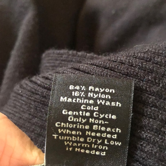 Ann Taylor cowl neck front wrap sweater top Sz XS - Picture 12 of 12